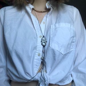 white button up